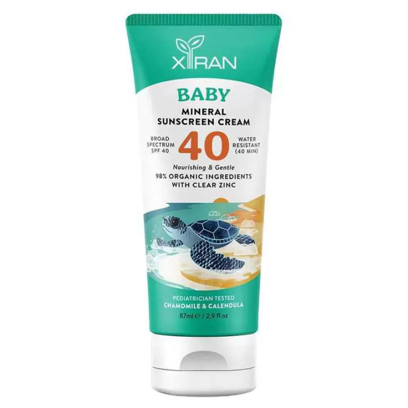 Kem chống nắng khoáng chất SPF 40 cho trẻ sơ sinh và trẻ em Nhãn hiệu riêng Kem chống nắng khoáng chất chống thấm nước 
