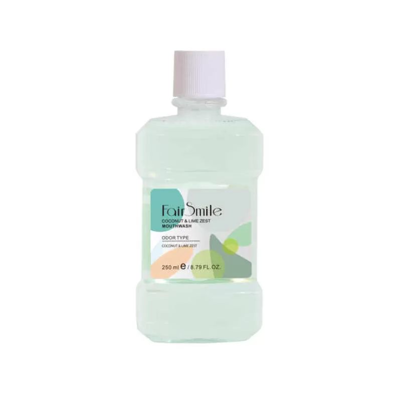 Private Label Coconut Oil Dental Mouthwash Alcohol Free Mouthwash Fresh Breath Teeth Whitening Gum Health Oral Care Mouth Wash