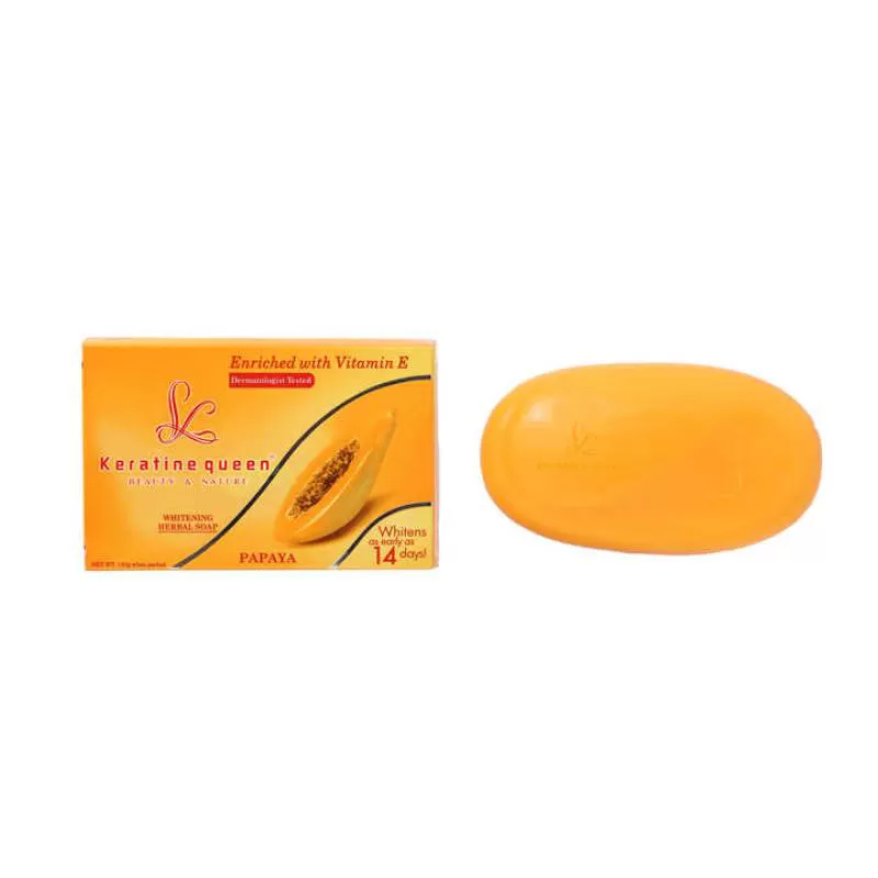 Wholesale Brighten Papaya Vitamin C Soap Deeply Clean Face and Body Cleanser Improve Dullness Lightening Papaya Skin Care Soap