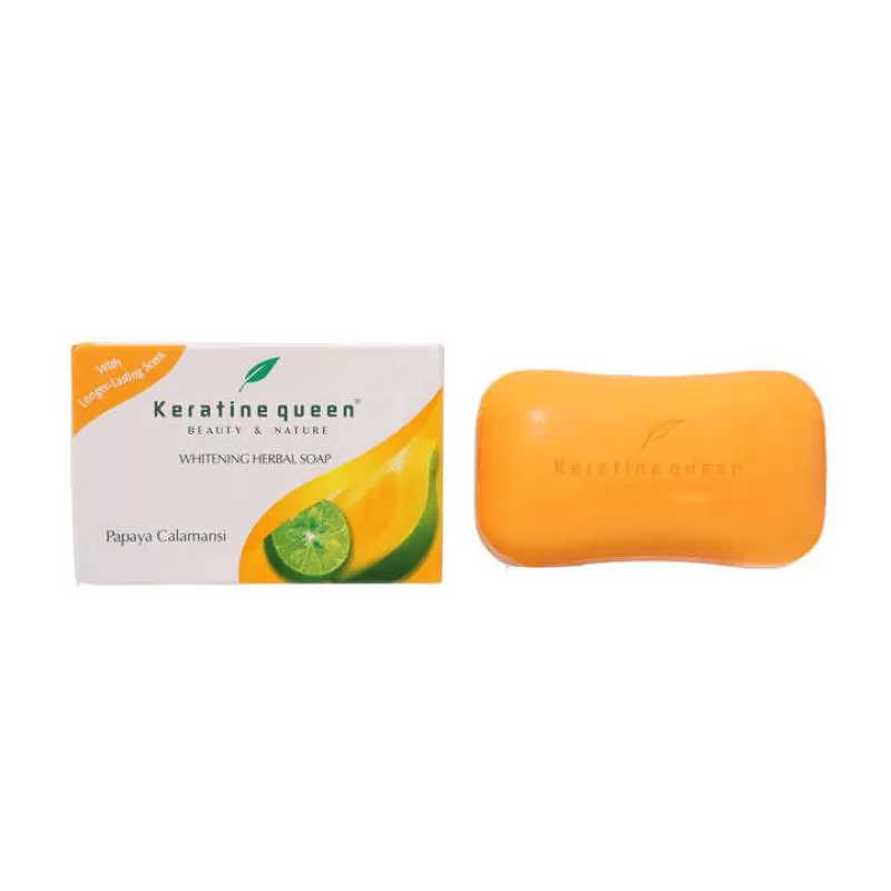 Wholesale Brighten Papaya Vitamin C Soap Deeply Clean Face And Body Cleanser Improve Dullness Whitening Herbal Soap Skin Care