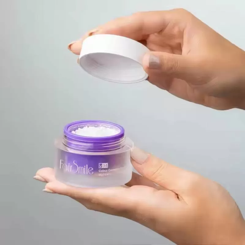 Hot Selling Purple V34 Colour Corrector Teeth Whitening Powder Natural Toothpaste Dental Care for Cleaning Care Mouth