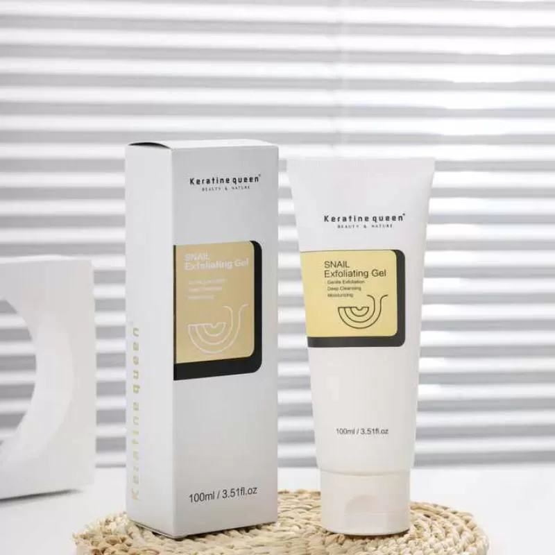 Private Label OEM Body Scrub Snail Exfoliating Gel Gentle Exfoliation Deep Cleansing Moisturizing Skin Care Products