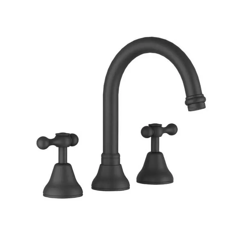 Modern 8 Inch Brass 3 Hole 2-handle Basin Faucet Bathroom Faucets Mixers Taps Basin Sink Faucet