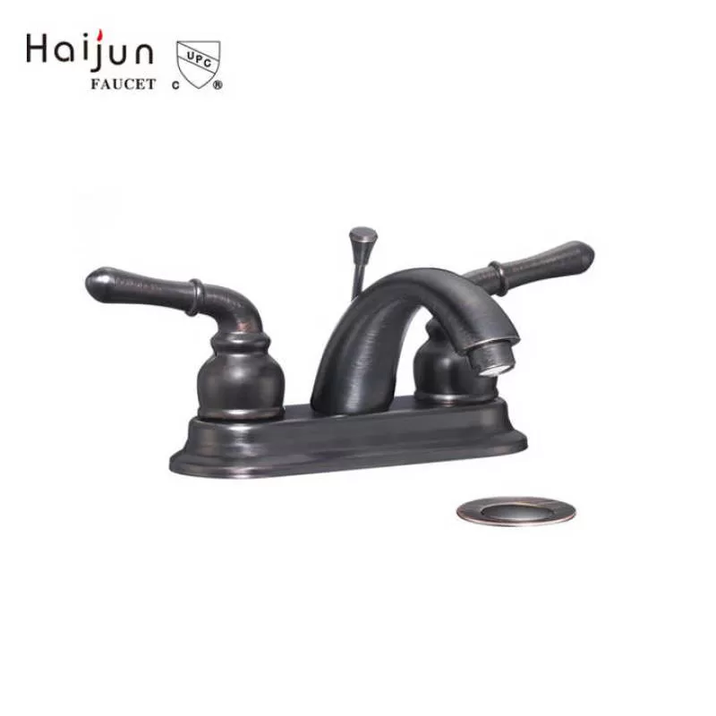 Haijun Modern Watermark Spouts Deck Mounted Bathroom Basin Water Faucet Supplier