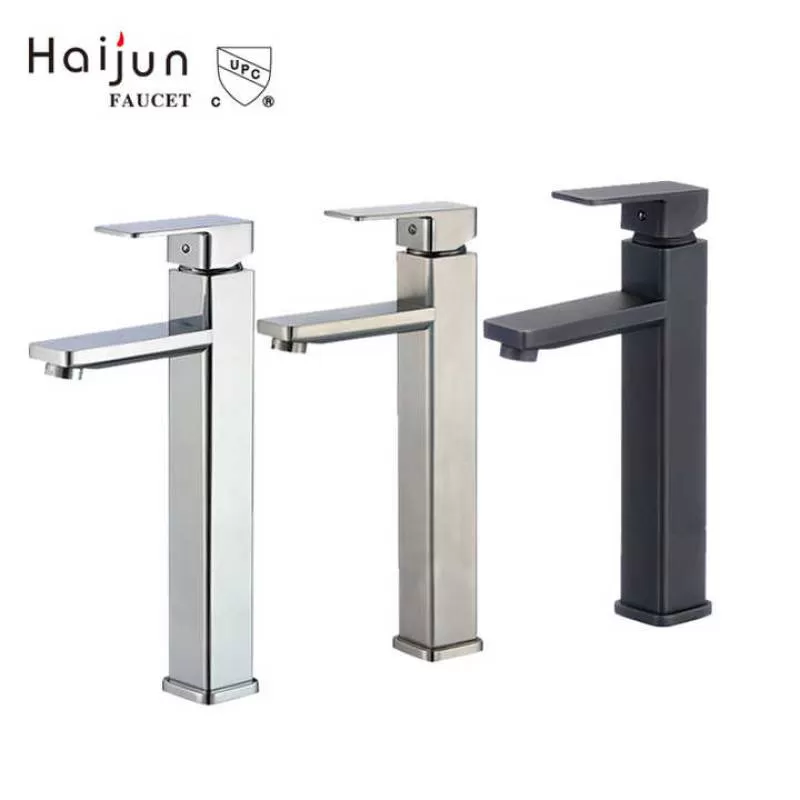 Hot and Cold Deck Mounted Single Handle Basin Faucet