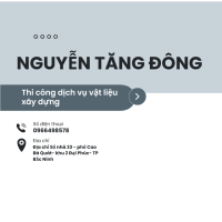 Nguyễn Tăng Đông - Thi công dịch vụ ốp đá