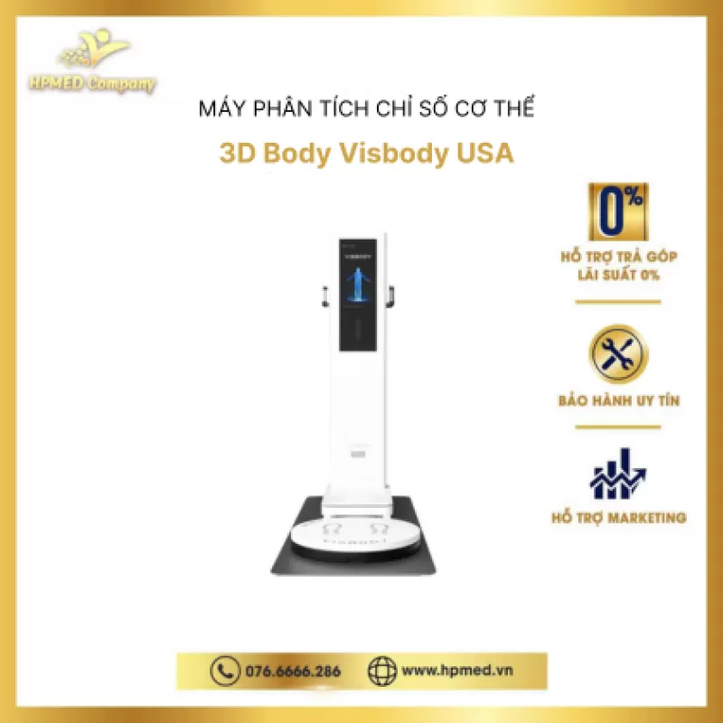 Máy phân tích chỉ số cơ thể 3D Body Visbody USA