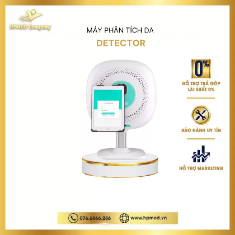 Máy phân tích da detector kết nối iPad