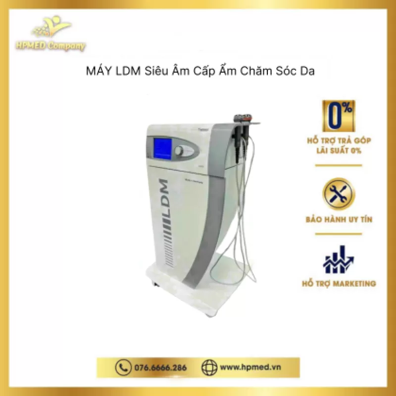 Máy LDM Siêu Âm Cấp Ẩm Chăm Sóc Da