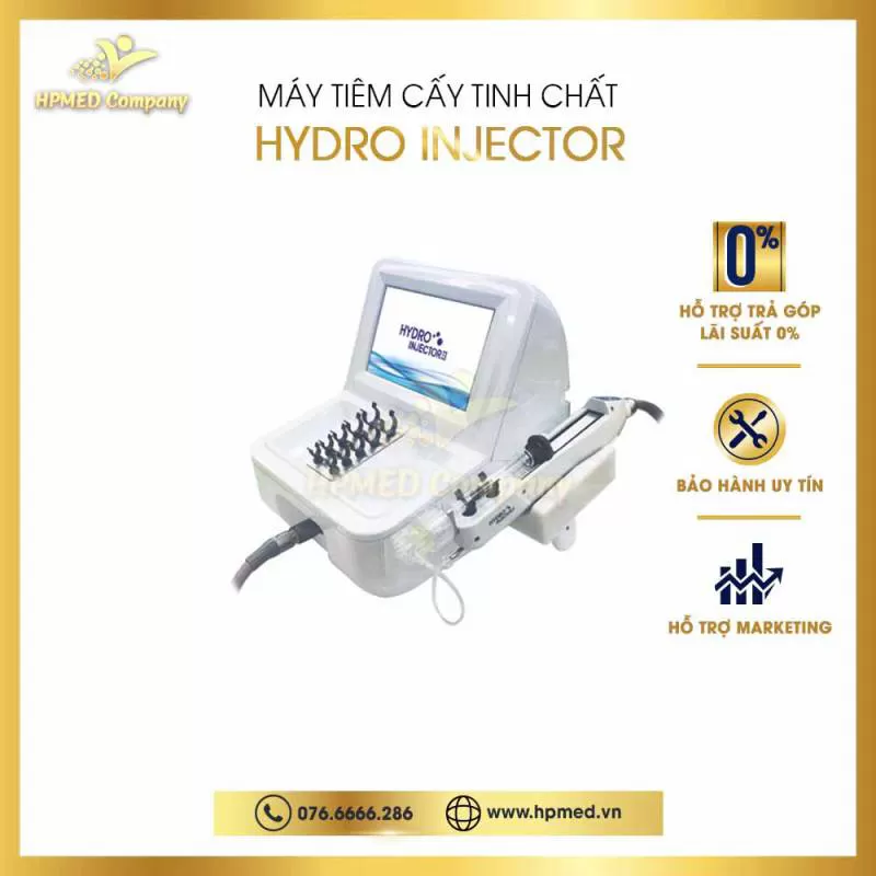 Máy tiêm cấy Meso tinh dưỡng chất Hydro Injector Cao Cấp Hàn Quốc
