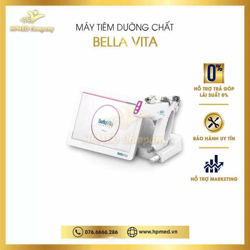 Máy Tiêm Meso Tinh Dưỡng Chất Bella Vita Cao Cấp Hàn Quốc