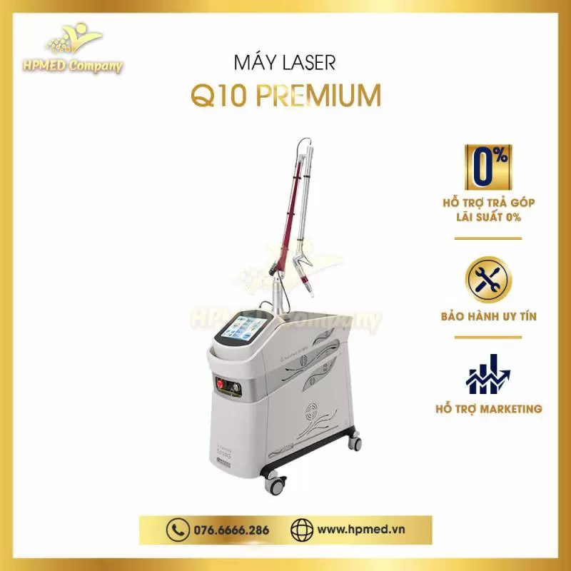Máy Laser Q10 Premium , Máy Xoá Xăm Trị Nám Laser Q10 Premium Hàn Quốc Cao Cấp