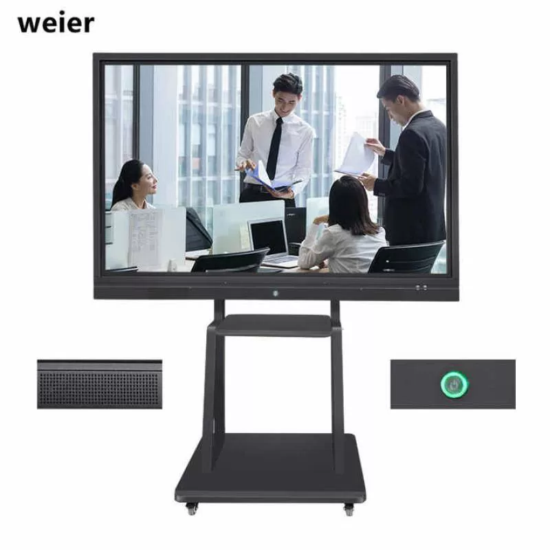 Weier 55/65/75 Inch Digital Interactive Smart Board with Multi-Touch Screen for Meetings and Teaching