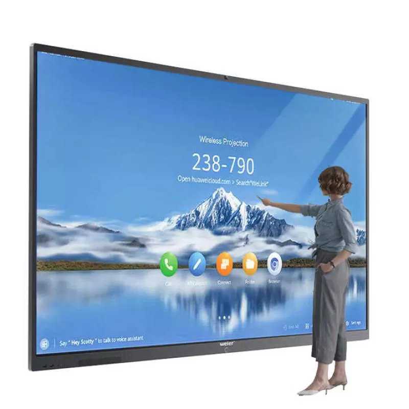 110-Inch Interactive LCD Touch Screen Whiteboard for Education & Conference 75-Inch Screen Size