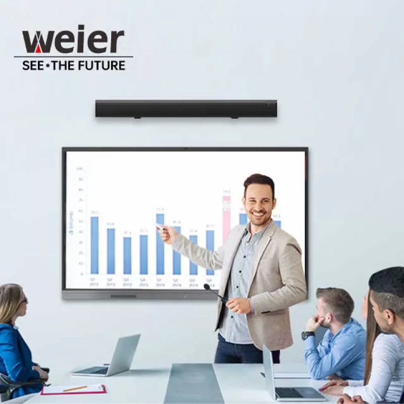 Weier 55 65 75 85 100 Inch Touch Screen Smart Interactive Whiteboard Smart Board for Meeting and Teaching