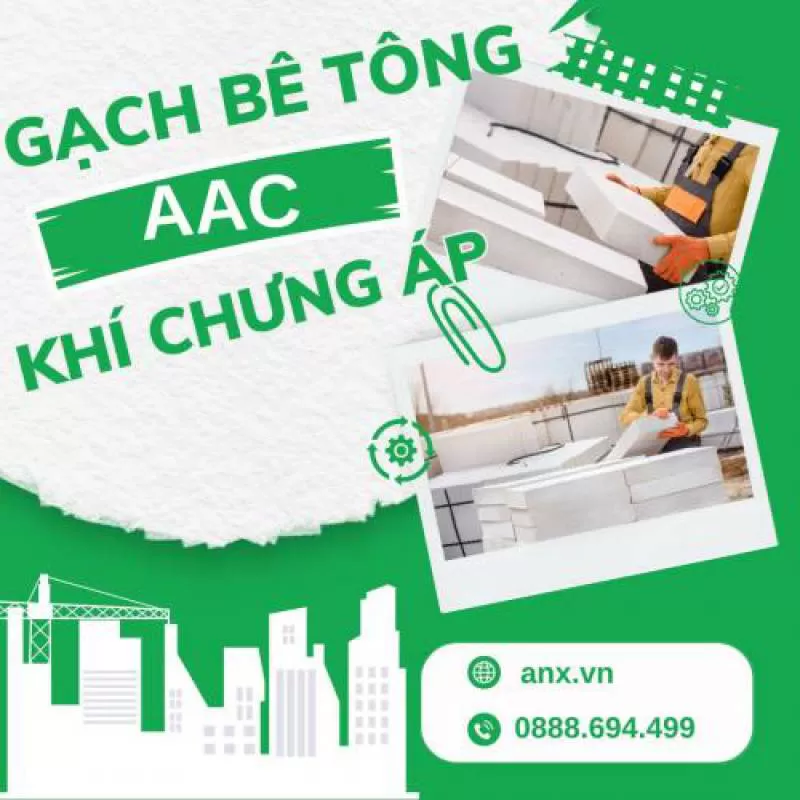 Gạch bê tông khí chưng áp aac block khổ lớn