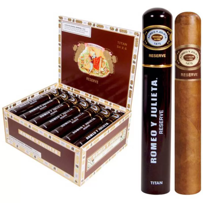 Khám phá Xì gà Romeo y Julieta Habana Reserve Titan Tubos 21