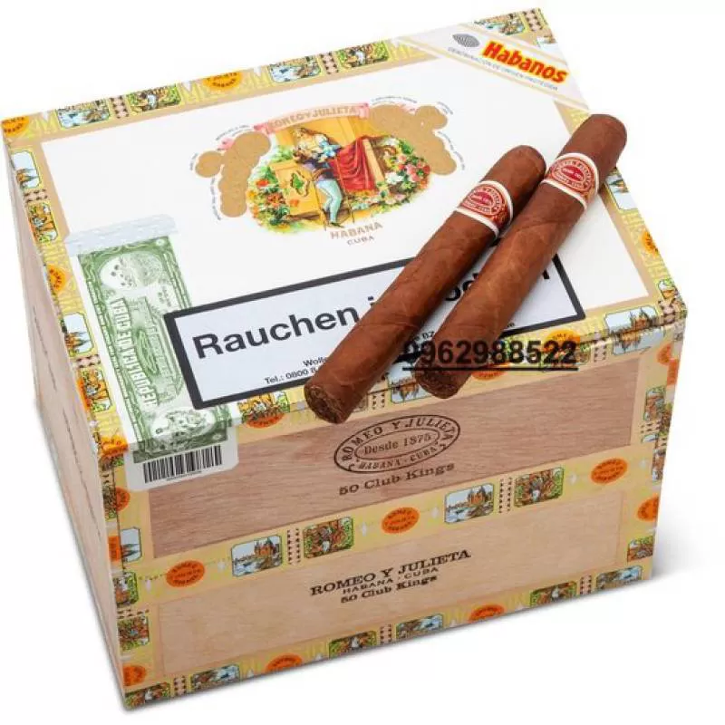 Xì gà Romeo y Julieta Club King GIẢ RẺ NHẤT Hà nội , TPHCM, Sài gòn