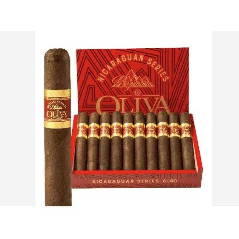 Xì gà Nicaraguan Series by Oliva Double Robusto- Hộp 10 điếu