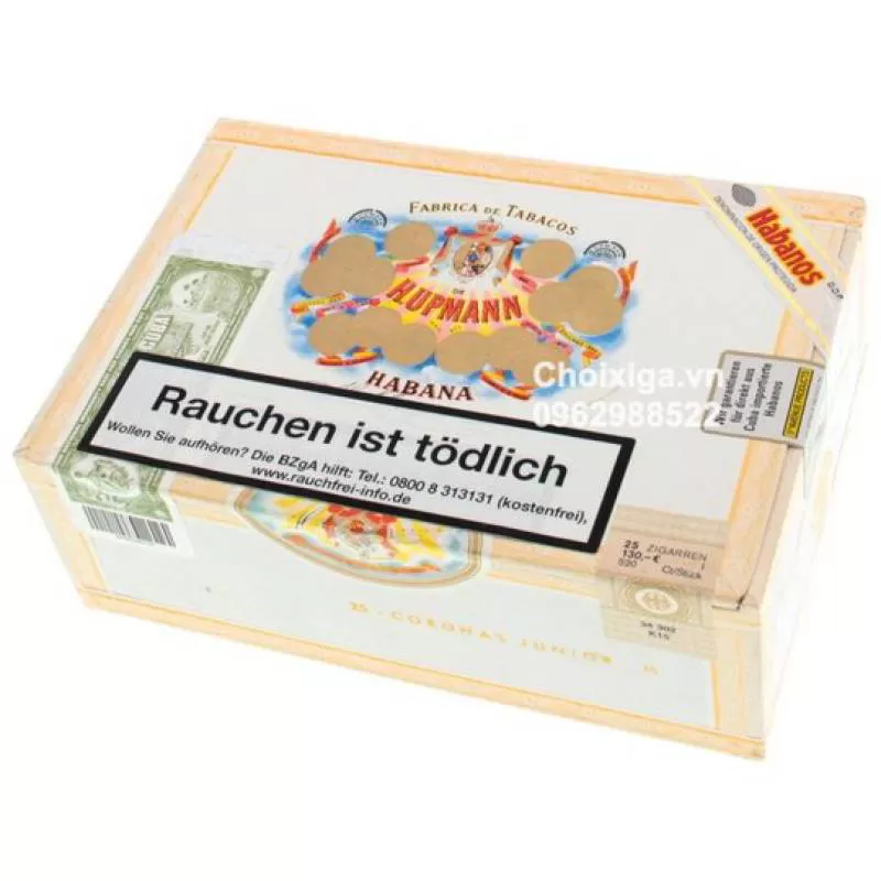 Xì gà H. Upmann Corona Junior Tubos giá RẺ NHẤT Hà nội, TPHCM, Sài Gòn