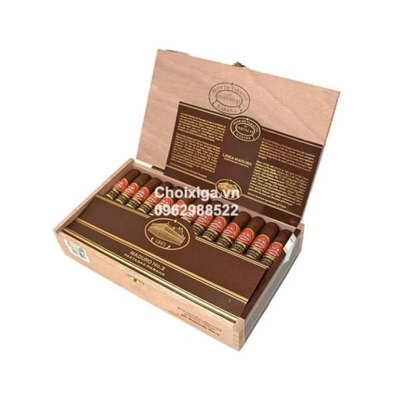 Xì gà Partagas Maduro No. 3 giá RẺ NHẤT Hà nội, TPHCM, Sài Gòn