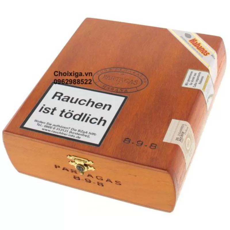 Xì gà Partagas 8-9-8 varnished giá RẺ NHẤT Hà nội, TPHCM, Sài Gòn