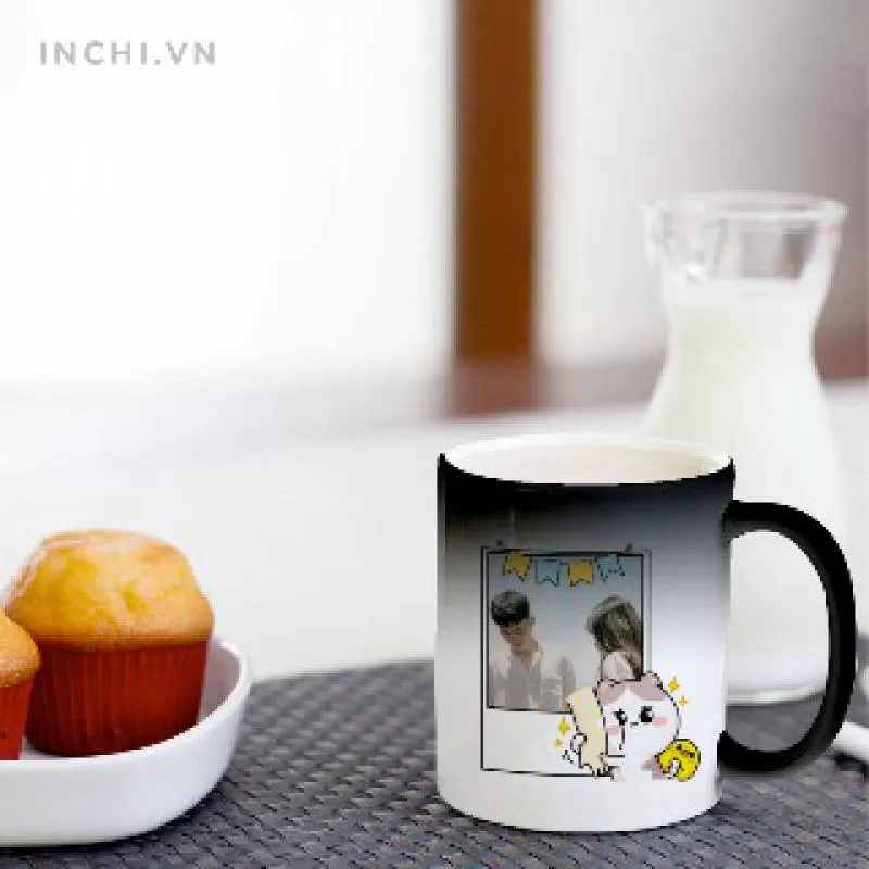 Cốc chuyển màu Khung hình ảnh ngộ nghĩnh đẹp giá tốt 