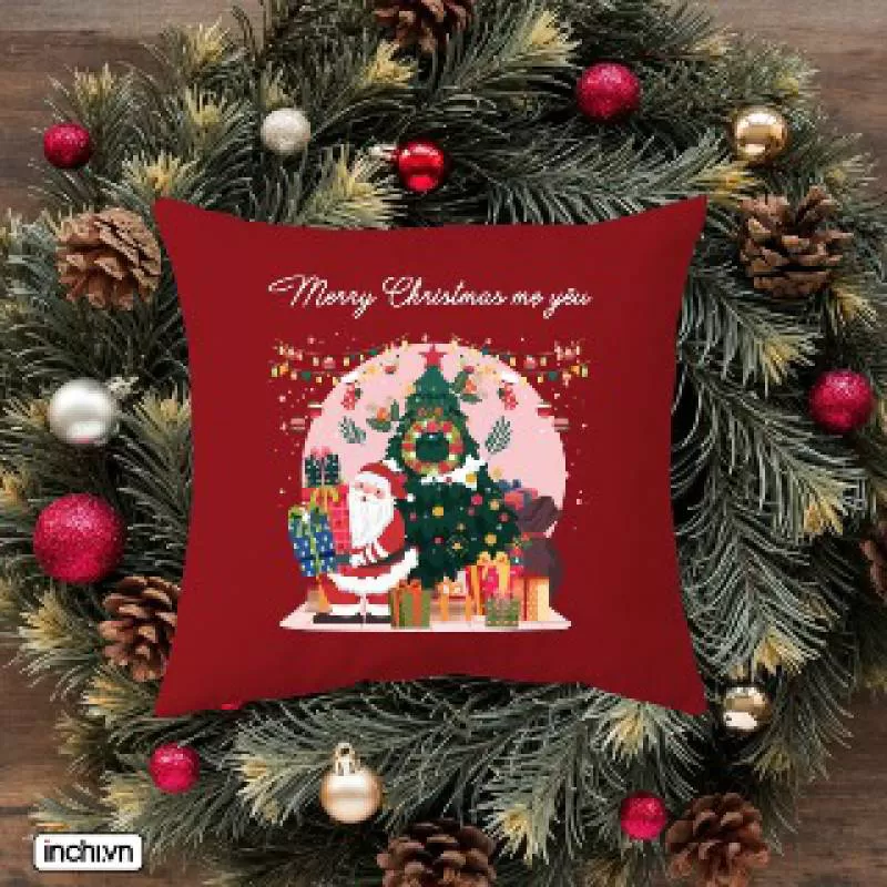 Gối vuông Noel 