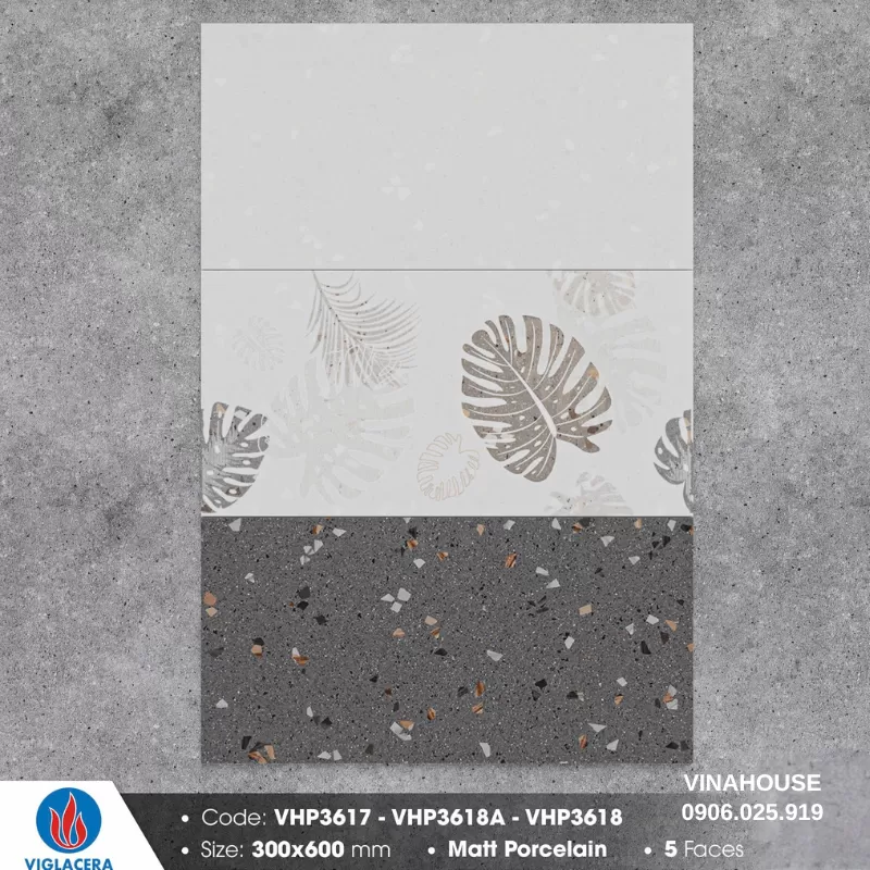 Gạch ốp tường 30x60 Viglacera VHP3617