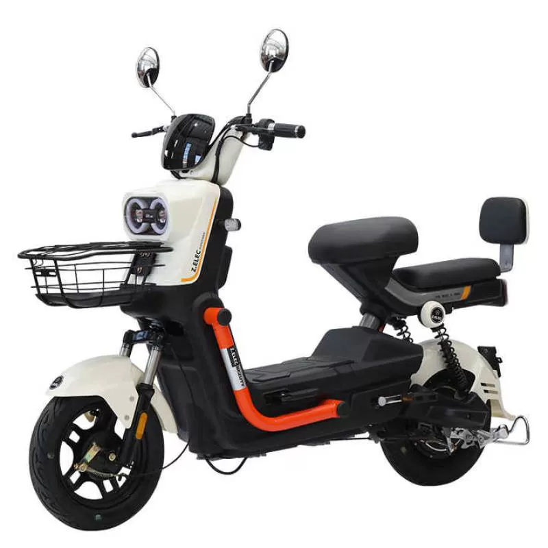 Oversea Warehouse High Speed Electric Touring MotorBike 500W 48V 12Ah Hub Motor Electric Moped Scooter 