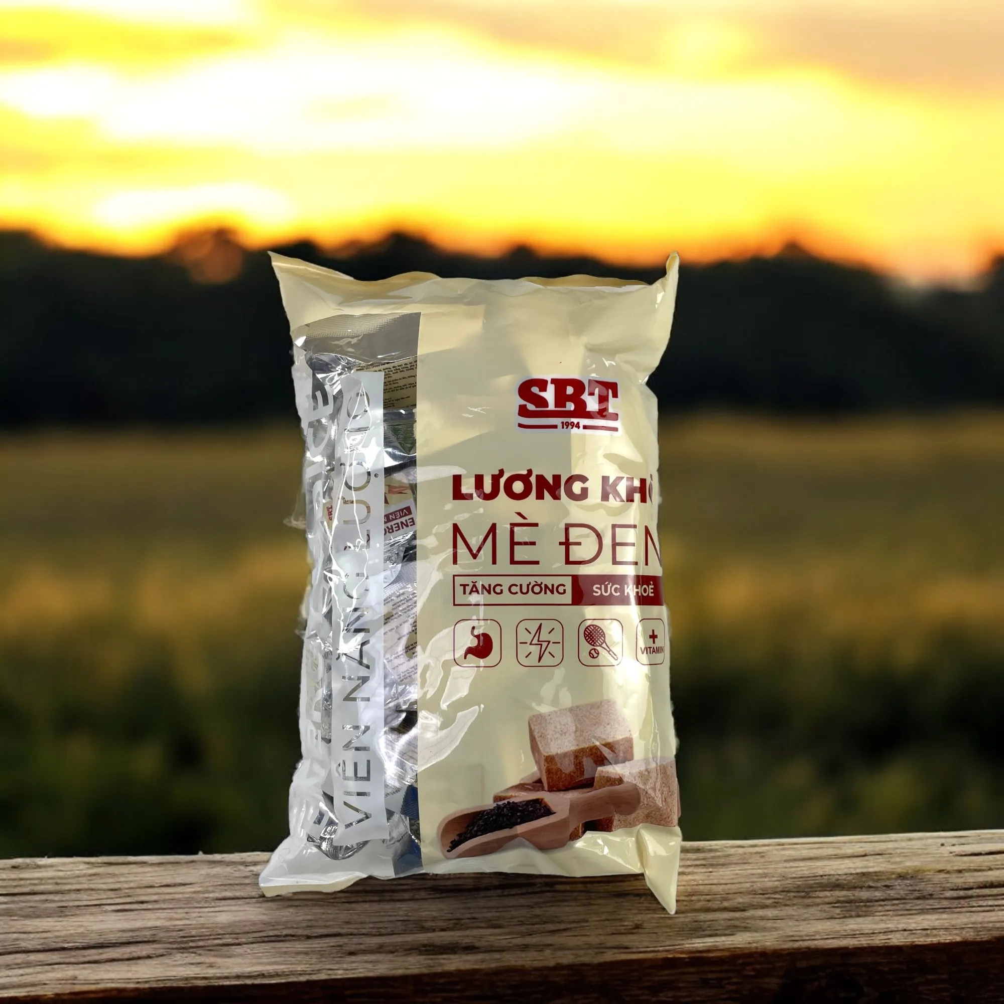 Lương Khô SBT Mè Đen Gói 500g 