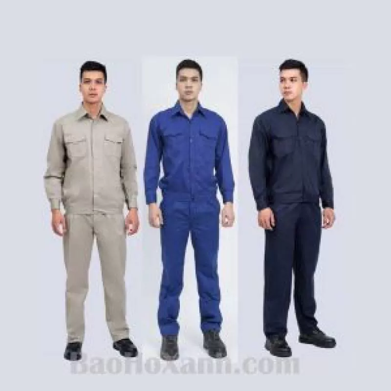 Quần Áo Bảo Hộ Lao Động Vải Kaki Đẹp Bền - QAK0003