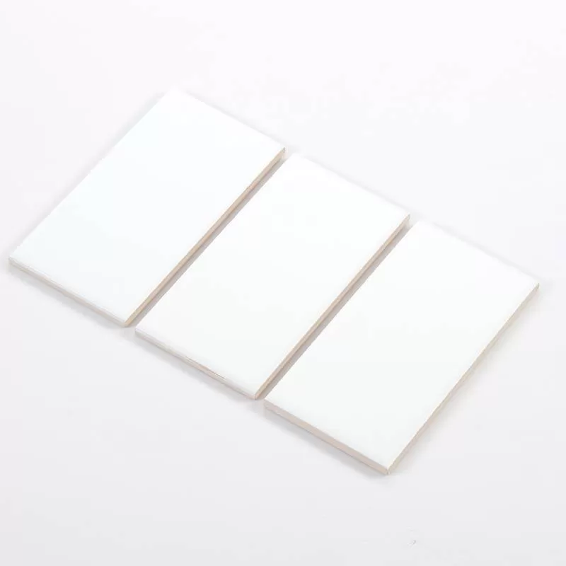 Gạch thẻ vuông cạnh trắng men khô KT 75x150mm M751500Y