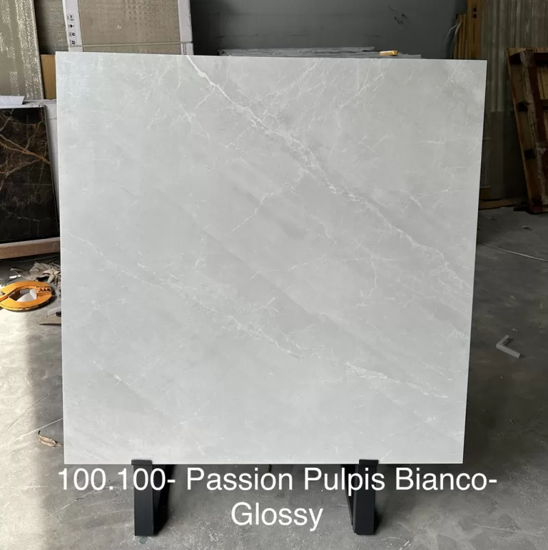 Gạch Ấn Độ 1000x1000mm Passion Bianco Crema-Glossy