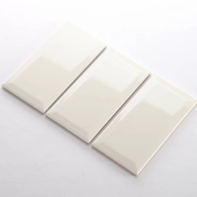 Gạch thẻ ốp tường vát cạnh trắng men khô 75x150mm M751500XY