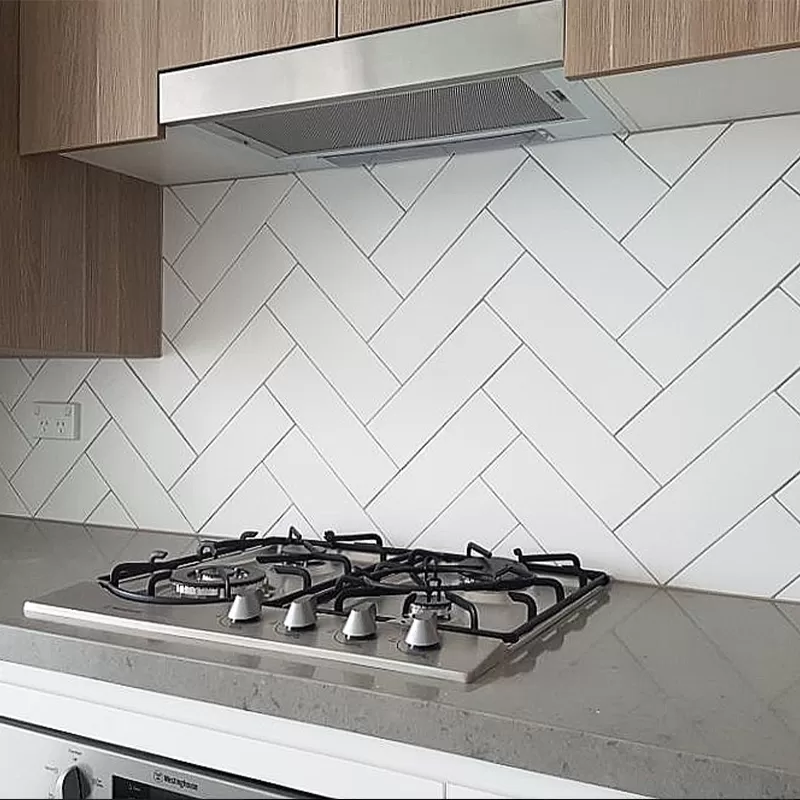 Gạch thẻ cao cấp trắng mờ phẳng KT 100x300mm PSTA1306