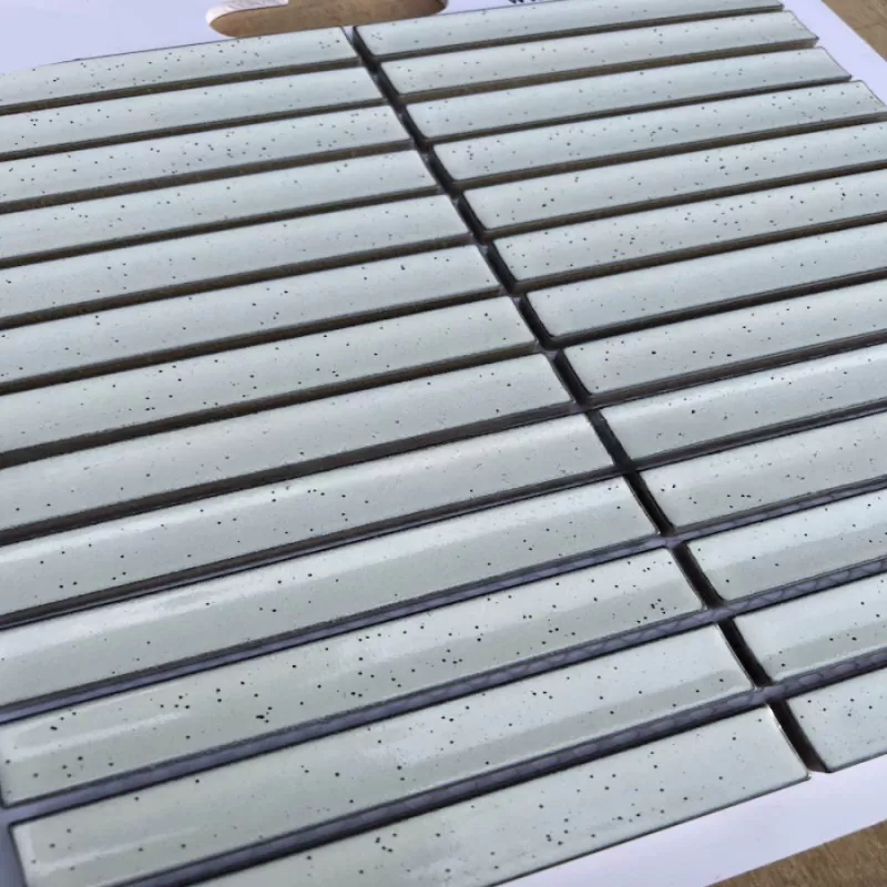 Gạch Mosaic que trắng vỉ 299x296mm mã 088A