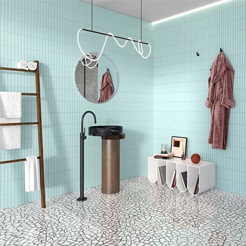 Gạch Mosaic que xanh mint size 32x145mm mã MHT3205M (305)