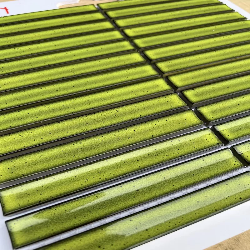 Gạch Mosaic Que Đũa Màu Xanh 092A