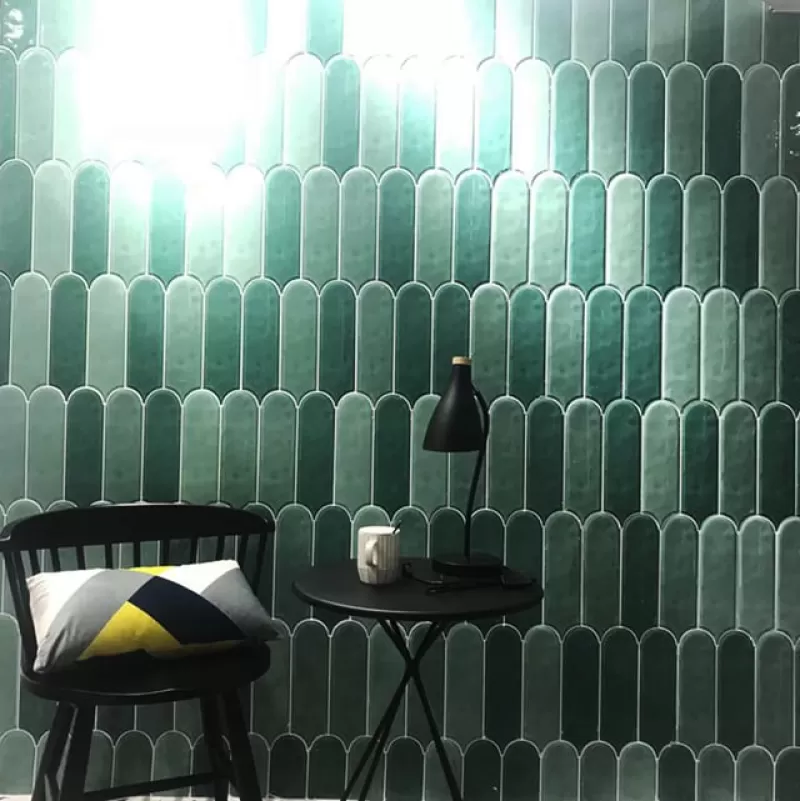 Gạch lông vũ xanh đen size 90x308mm mã M90300-04