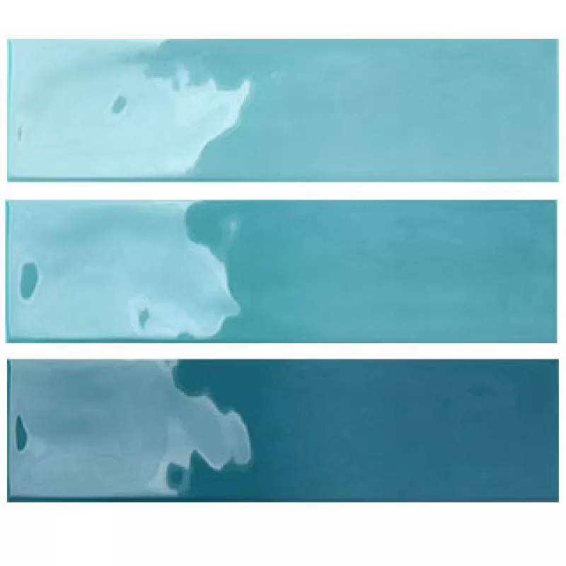 Gạch thẻ xanh nước hồ đậm lượn mặt KT 68x280mm mã M6804H-C