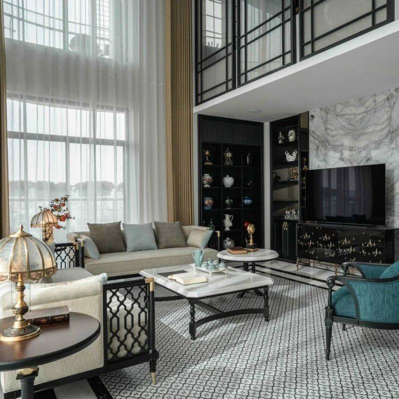 Gạch bông men 200x200mm DS2904 (BD trắng)