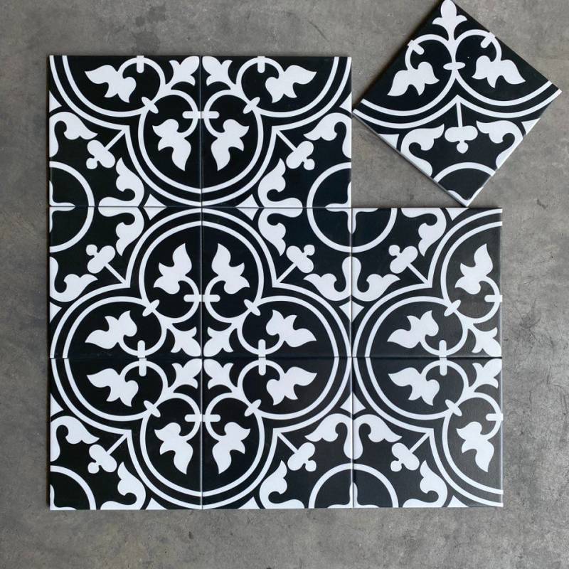 Gạch bông 200x200mm mã DS2907 ( BD vàng)