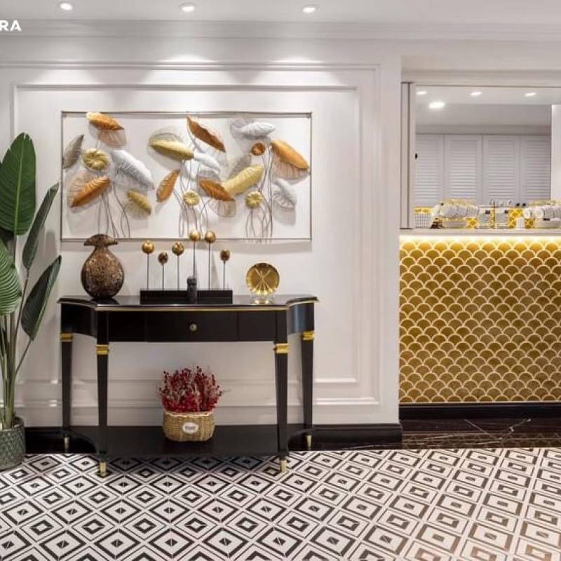 Gạch Bông KT 200x200mm mã F2089 ( BD vàng)