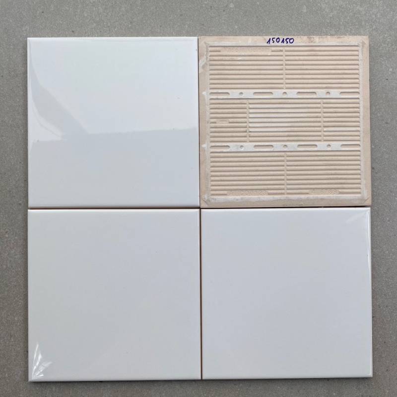 Gạch thẻ KT 150x150mm trắng bóng phẳng STA150150