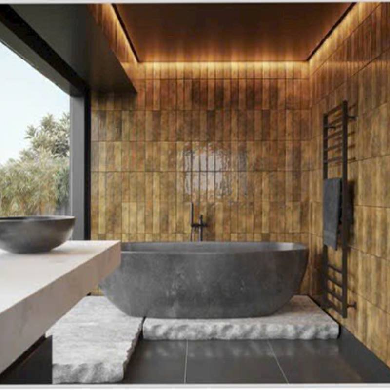 Gạch thẻ bóng lượn mặt KT 75x300mm DS75305