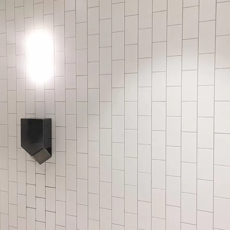 Gạch thẻ trắng phẳng mờ 100x200mm M1200Y