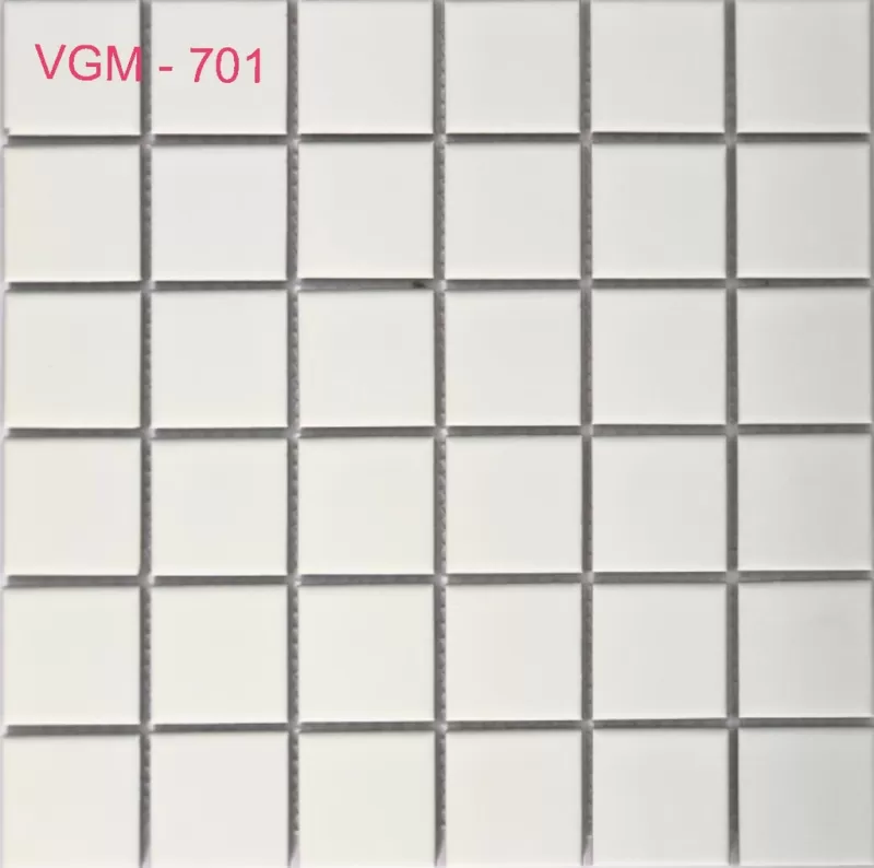 Gạch Mosaic gốm viên 48x48mm mã VGM - 701