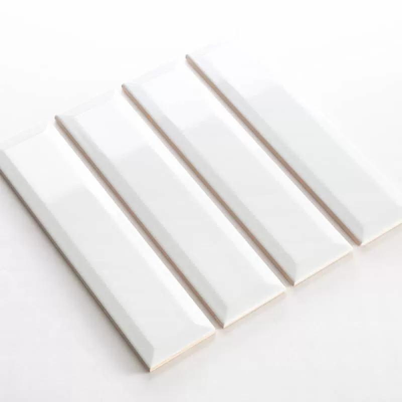 Gạch thẻ trang trí trắng bóng vát 75x300mm M75300X