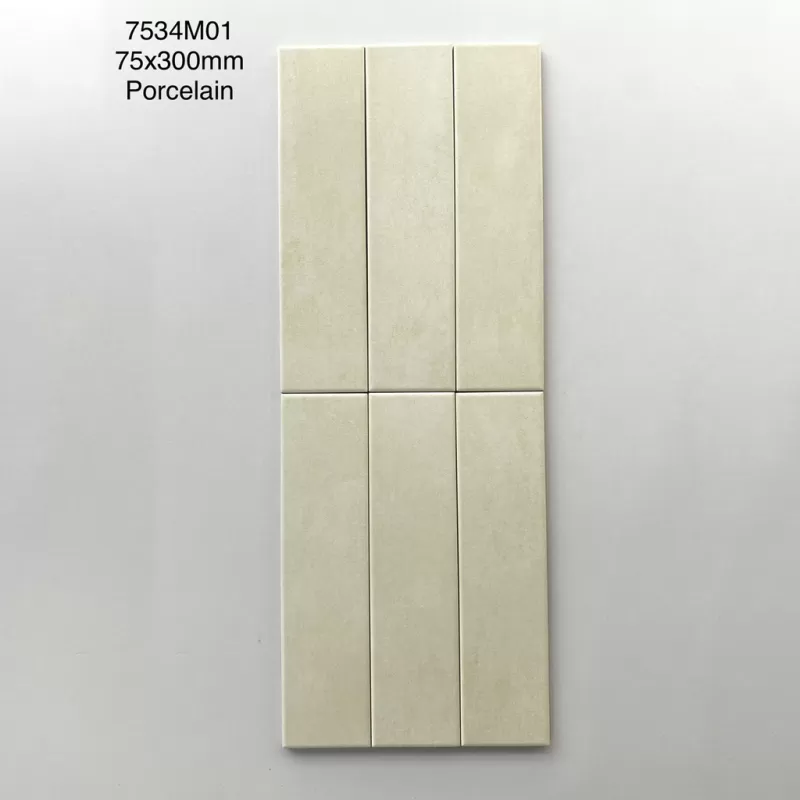 Gạch thẻ porcelain 75x300mm mã MD7534M01